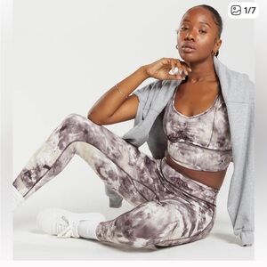 Gymshark Elevate Leggings and Longline Sports Bra